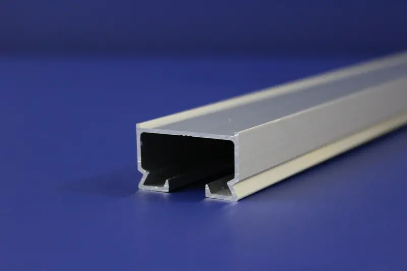 144-Inch Silver Satin Anodized Track – Model 8000 (Non-Heat-Treated) 1