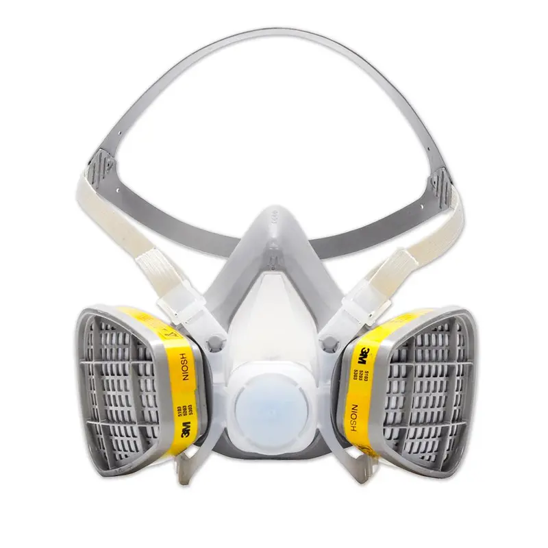 3M 5203 Half-Face N95 Respirator – Replaceable Filter System 1