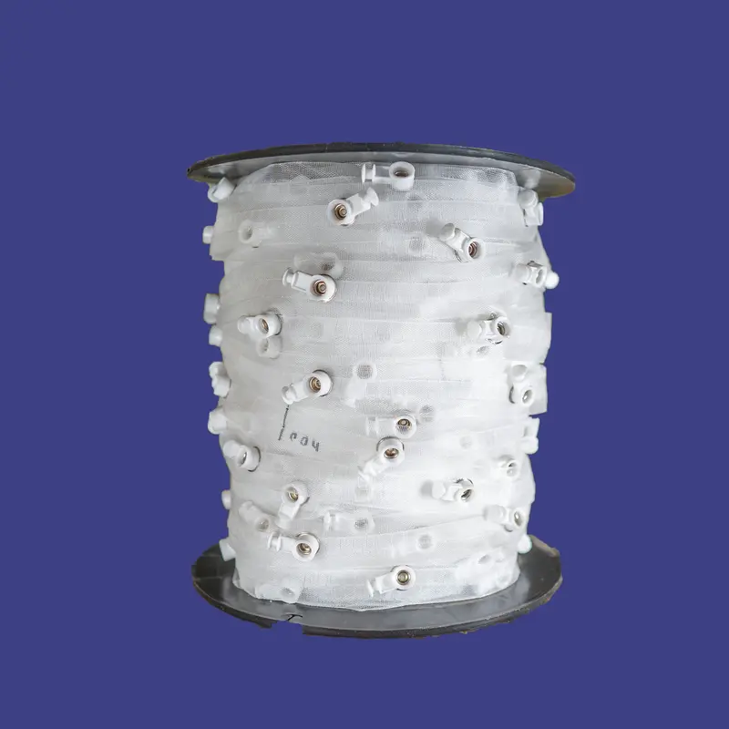 4.25-Inch Clear Ripple Tape With Snap Spacing And Pendants (838 Snaps/Roll) 1