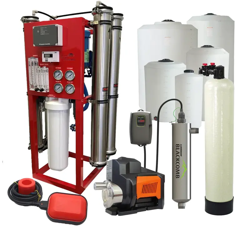 6000 Gpd Industrial Whole-House Ro System With Tank & Polishing Filters 1