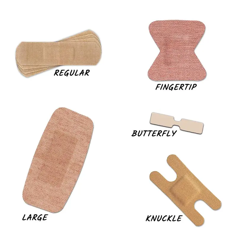 Assorted Adhesive Fabric Bandages For Minor Cuts And Scrapes 1