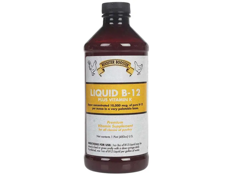 B-12 And Vitamin K Liquid Supplement For Livestock And Poultry, 16 Oz 1