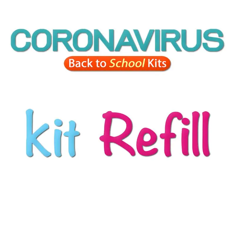 Back-To-School Covid Refill Kit – Reusable Safety Supplies 1