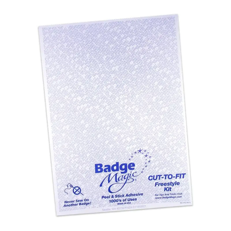 Badge Magic Adhesive Squares – Residue-Free Badge Attachment 1