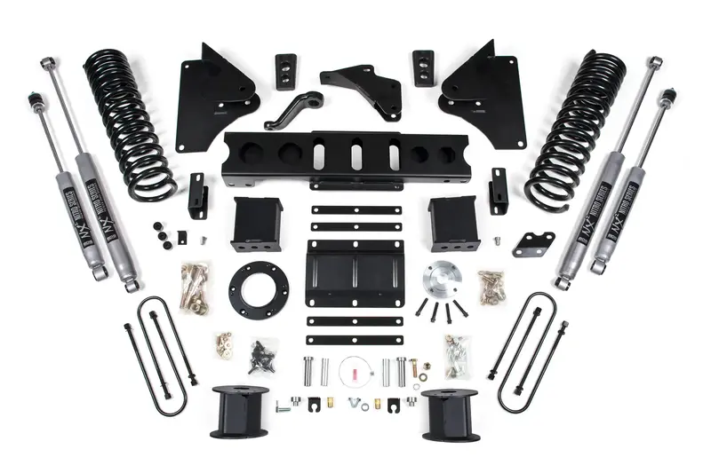 Bds 6-Inch Lift Kit Bds1647H For 2013–2018 Ram 3500 With Standard 6-Bolt Transfer Case & Air Suspension (Diesel) 1