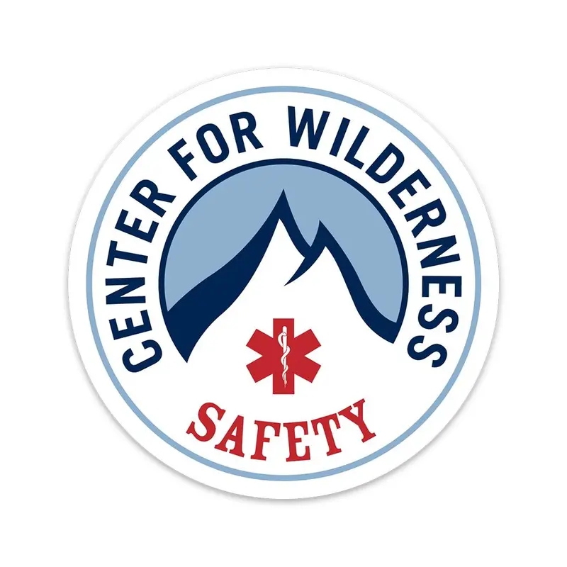 Center For Wilderness Safety Circular Vinyl Decal 1