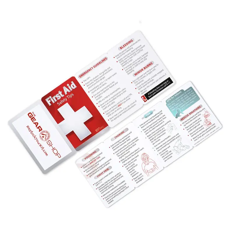 First Aid Quick-Reference Wallet Card – Pocket-Sized Medical Guidance 1