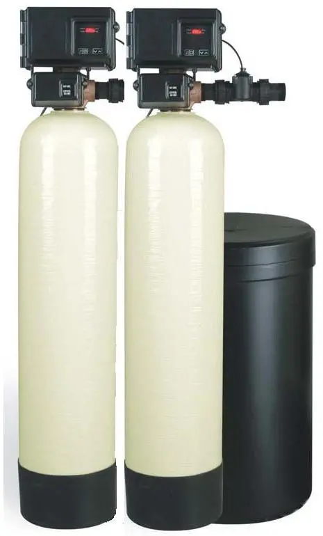 Fleck 2900S Twin-Tank Commercial Water Softener System | 3200Nxt Timer 1
