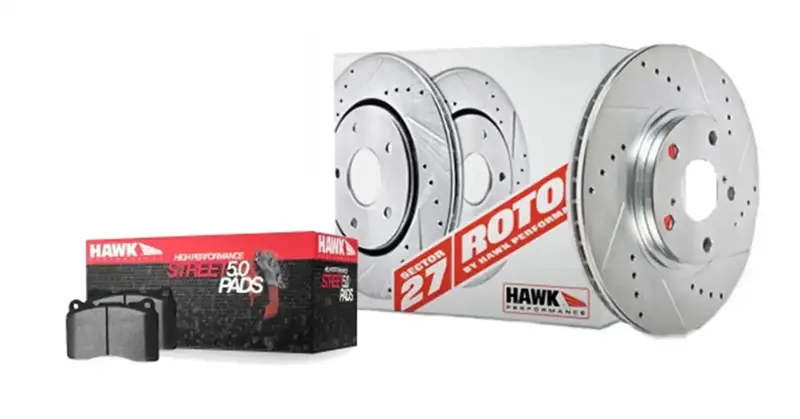 Hawk Performance Sector 27 Brake Kit Hk4203.649B With Hps 5.0 Front Pads – Limited Stock 1