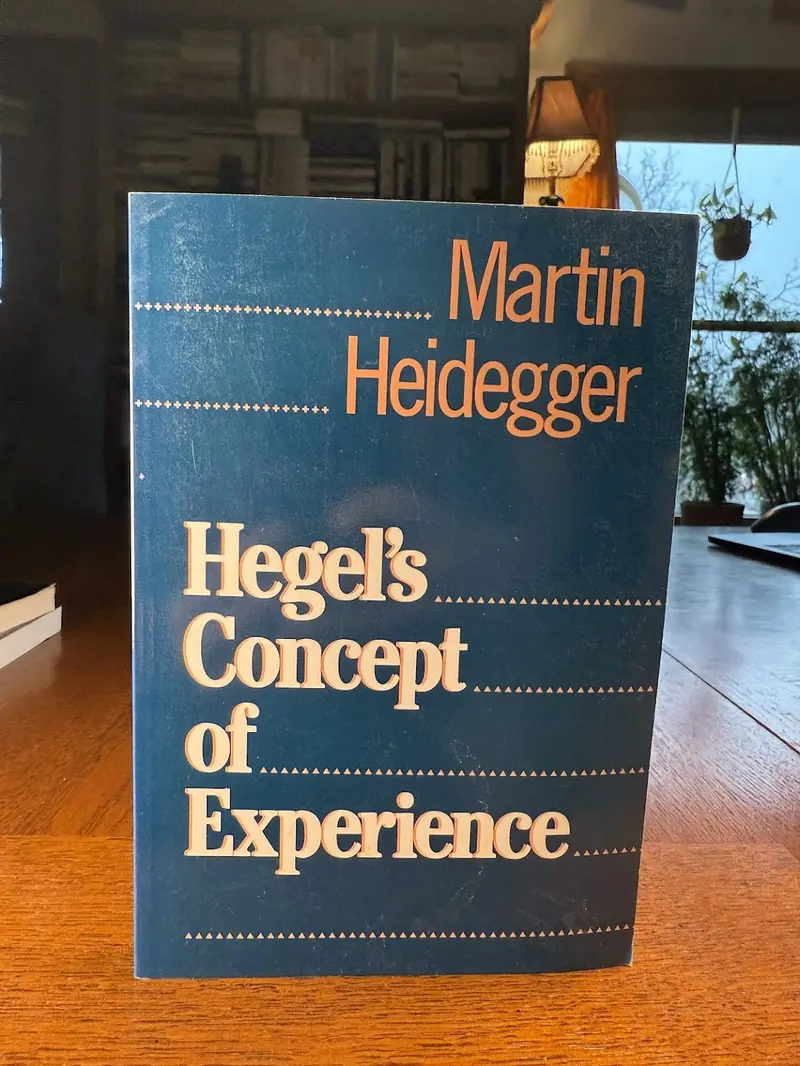 Heidegger’S Interpretation Of Hegel’S Concept Of Experience 1