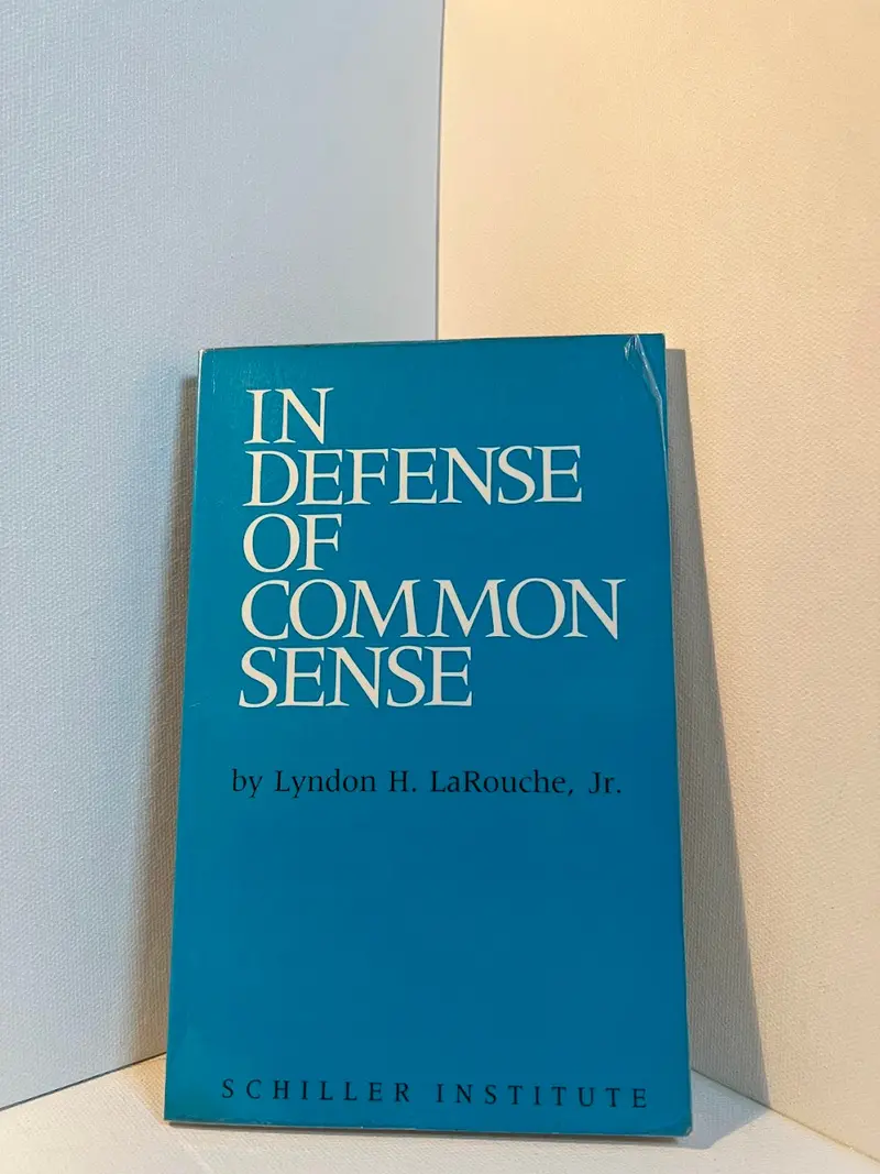 In Defense Of Common Sense: Philosophical And Political Writings By Lyndon H. Larouche 1