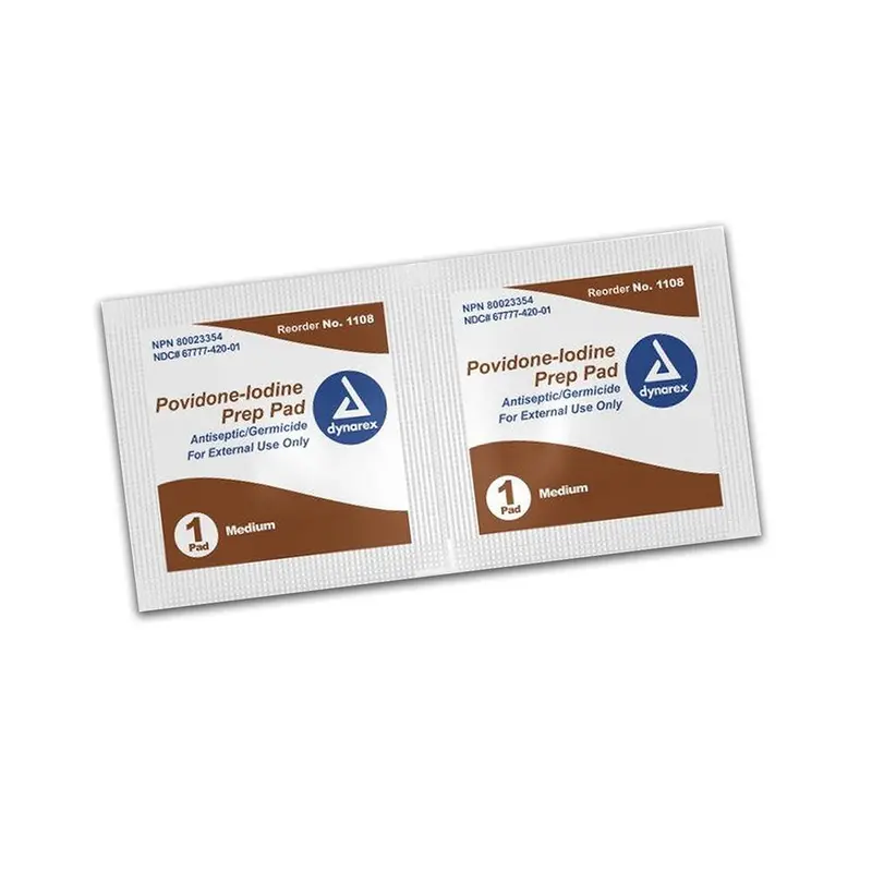 Iodine Prep Pads – Sterile Single-Use Wipes 1