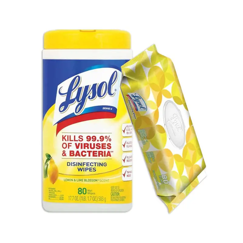 Lysol Disinfecting Wipes – 80-Count Pack 1