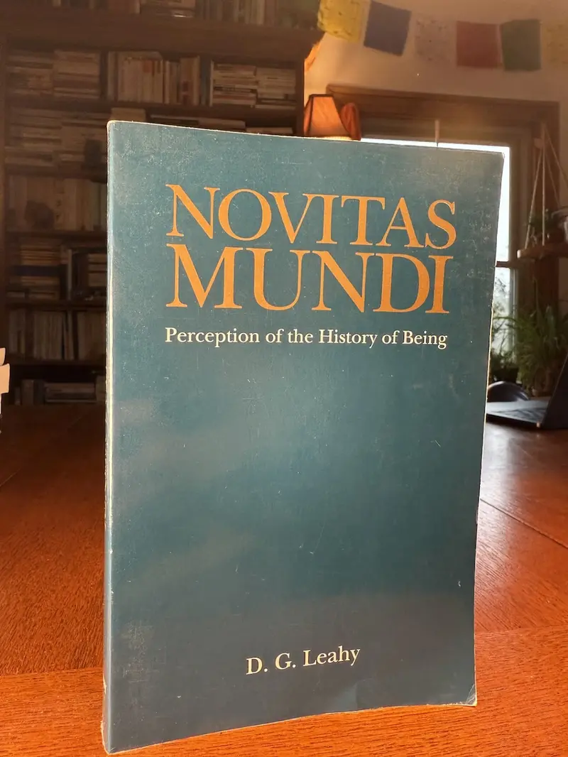 Novitas Mundi: Perception, Cosmology, And The Beginning Of Western Modernity By D.G. Leahy 1