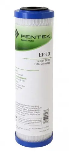 Pentek Ep-10 Carbon Block Filter: 2.5" X 10", 5-Micron Rating 1