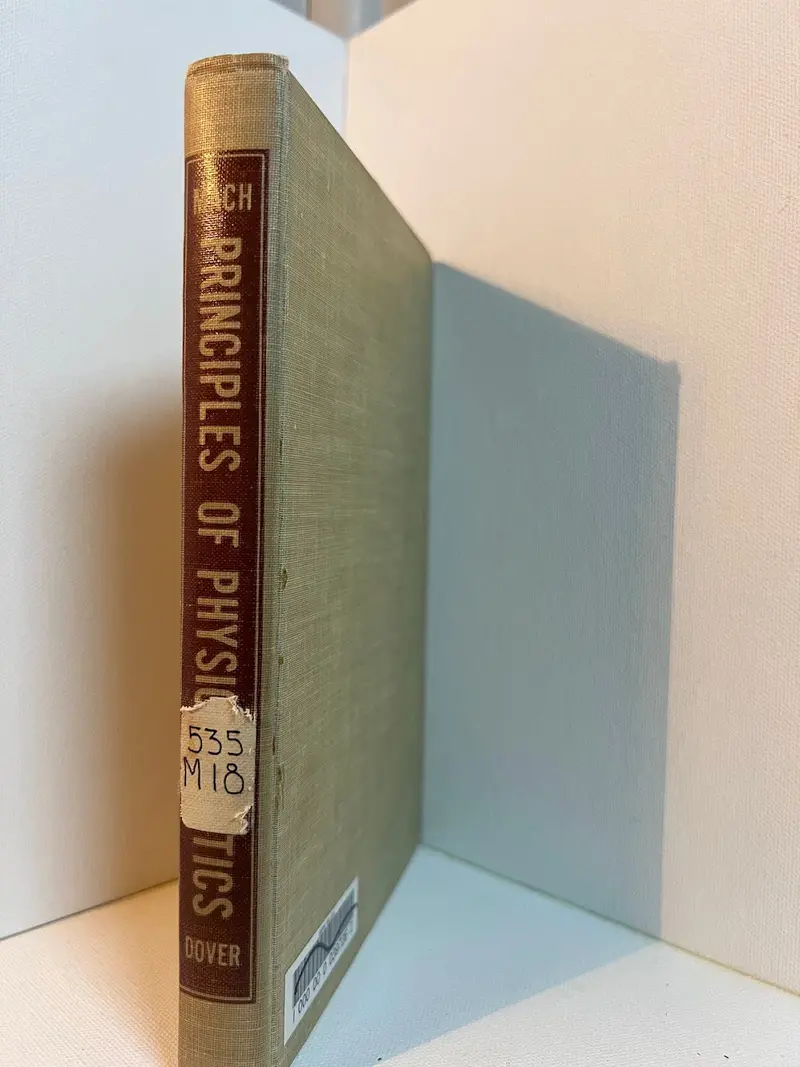 Principles Of Physical Optics: Classic Treatise By Ernst Mach 1