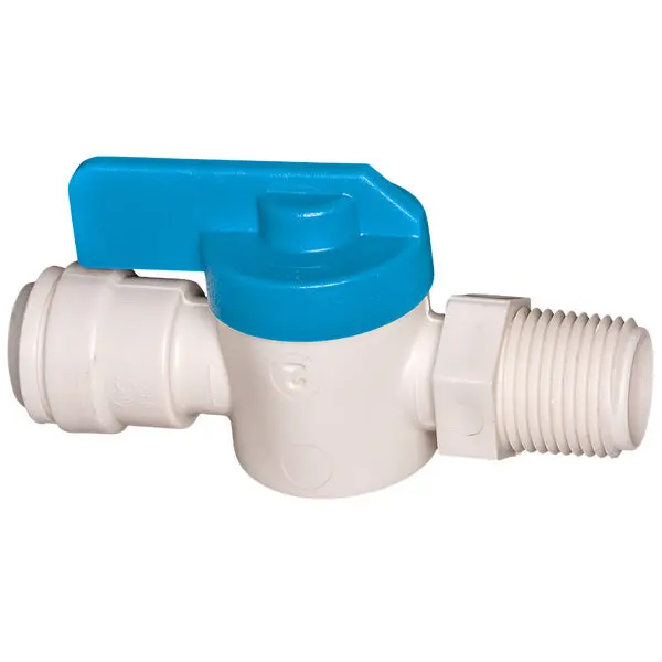 Sea Tech 1/4" Male To Quick Connect Stop Valve 1