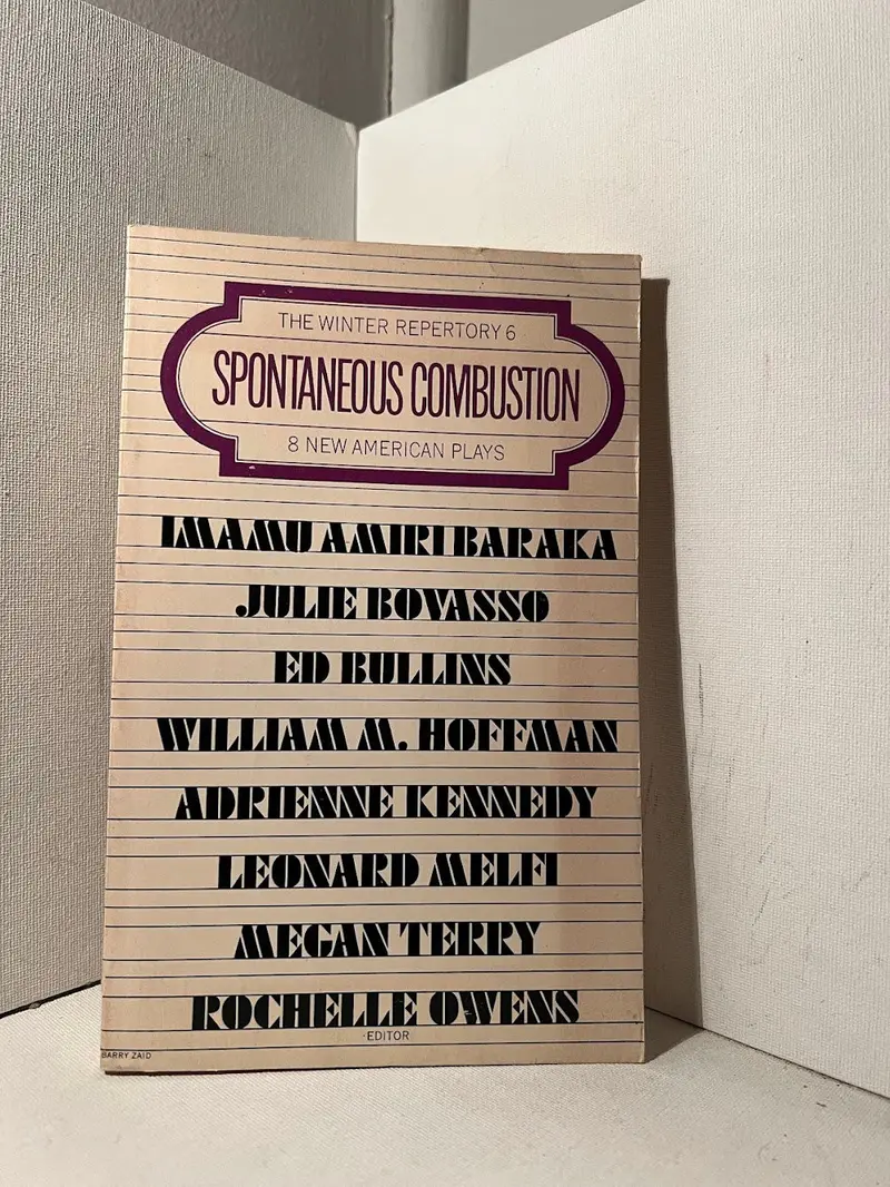 Spontaneous Combustion: Eight Contemporary American Plays 1