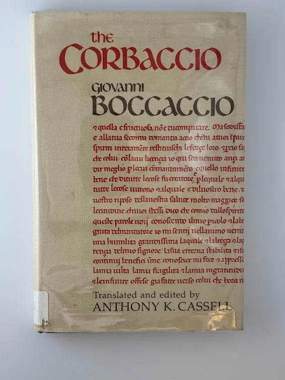 The Corbaccio: A Medieval Allegory Of Love And Reason By Giovanni Boccaccio 1