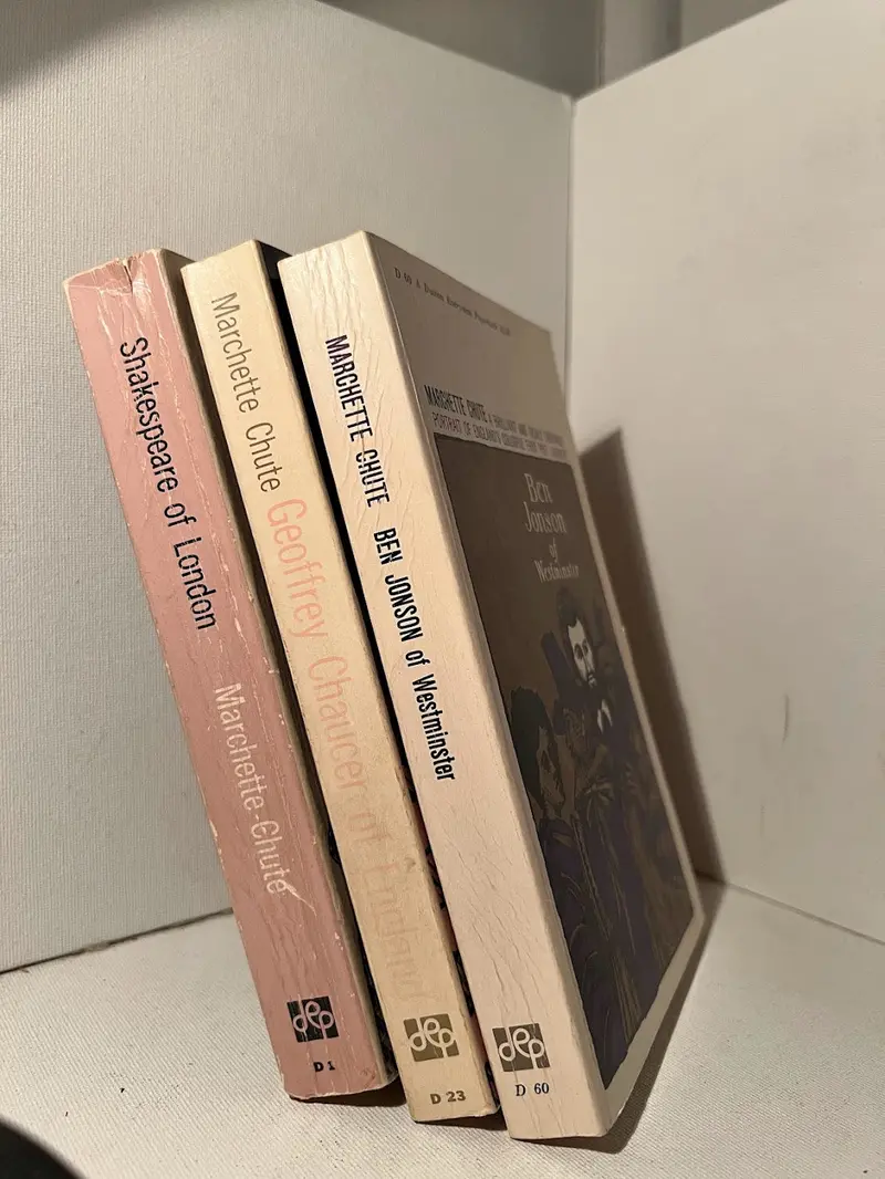 Three Biographical Studies In English Literature By Marchette Chute 1
