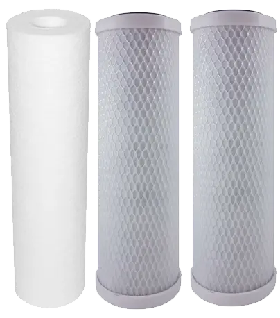 Three-Stage Ro Filter Bundle: Sediment, Carbon Block, And Post-Carbon 1