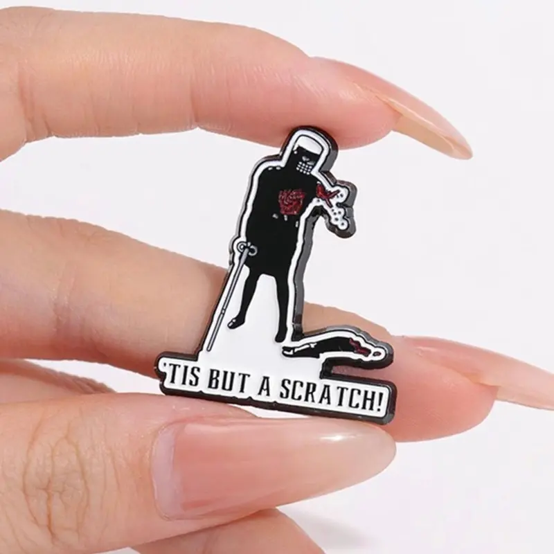 'Tis But A Scratch Enamel Pin – Monty Python Tribute 1