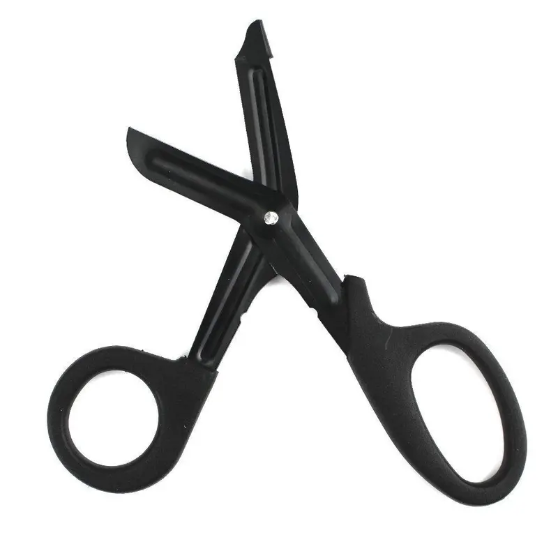 Titanium-Coated Black Emt Trauma Shears – Heavy-Duty 1