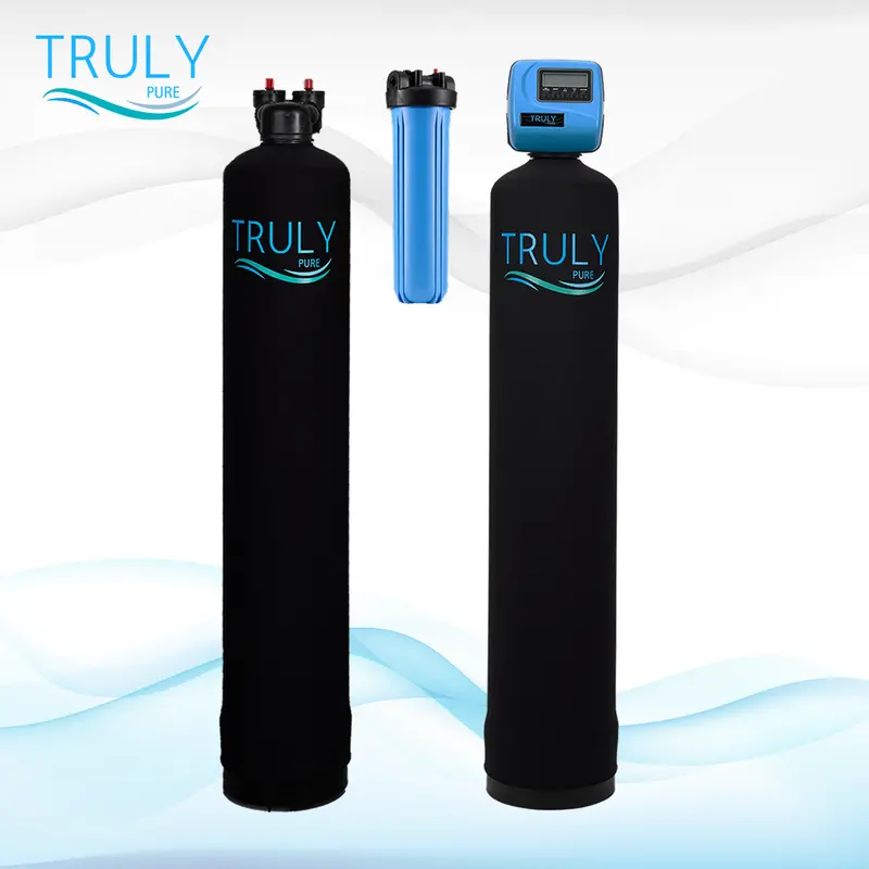 Truly Soft Combo: Salt-Based Water Softener With Integrated Carbon Filtration 1