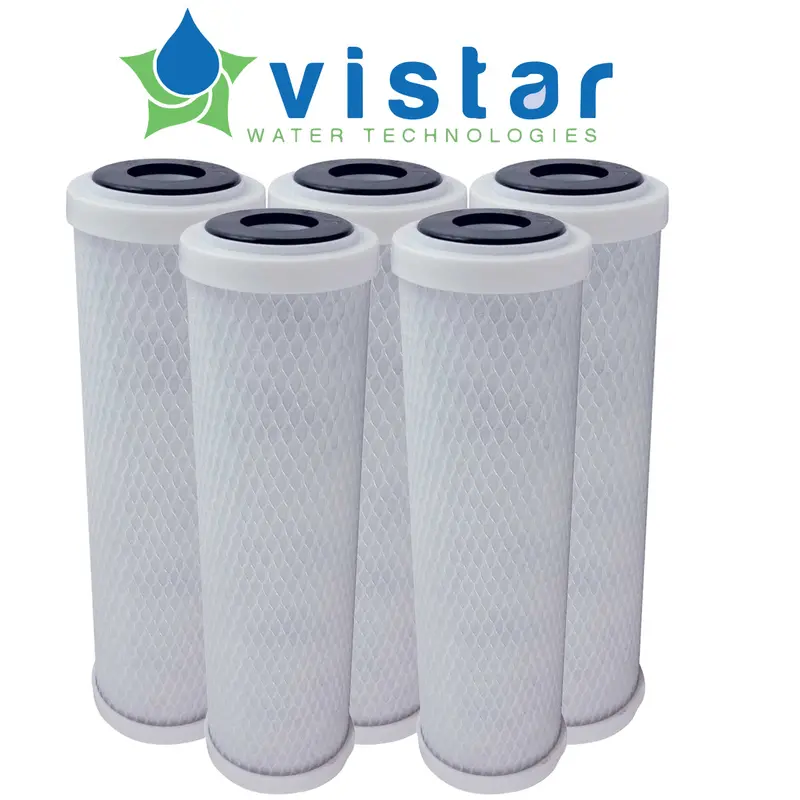Vistar 5-Pack Carbon Block Filters For Ro Systems 1