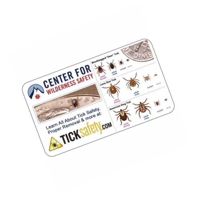 Weather-Resistant Tick Identification Decal 1