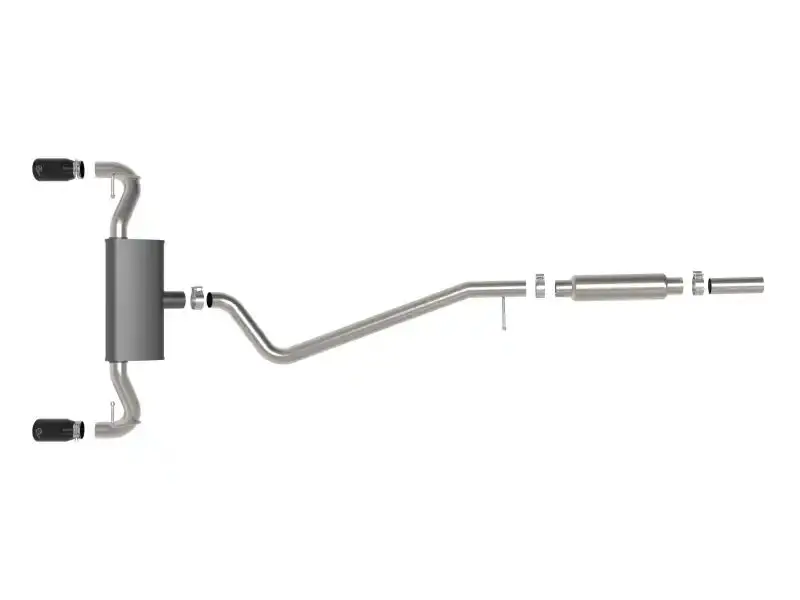 Afe Power Cat-Back Exhaust System For 2021–2022 Ford Bronco Sport – 1.5L Turbo & 2.0L Turbo (Vulcan), Black Tips 1