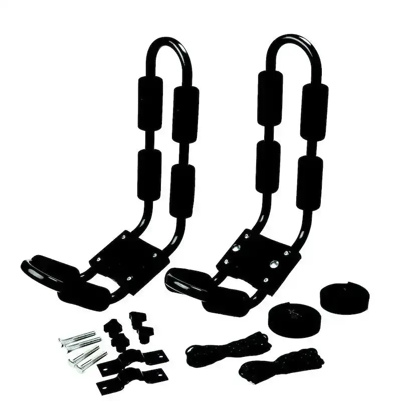 Attwood Mar11441-4 Kayak Roof Rack – J-Style Carrier For Crossbar Mounting 1