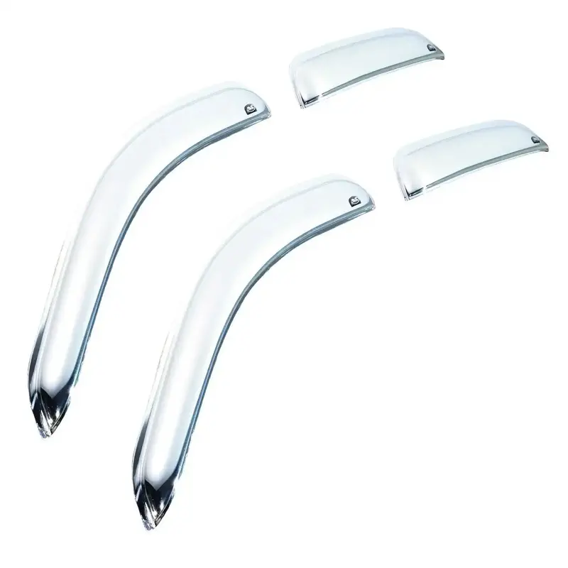 Auto Ventshade (Avs) 684515 Chrome Ventvisor Deflector Kit – 4-Piece Exterior Mount 1