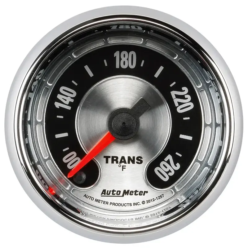 Autometer 1257 Digital Transmission Temperature Gauge – 2-1/16", 260°F Range, Stepper Motor 1