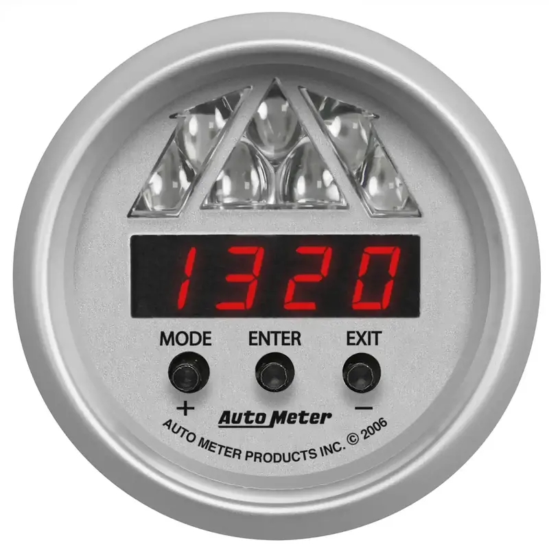 Autometer 4387 Ultra-Lite Digital Tachometer With Led Shift Light 1