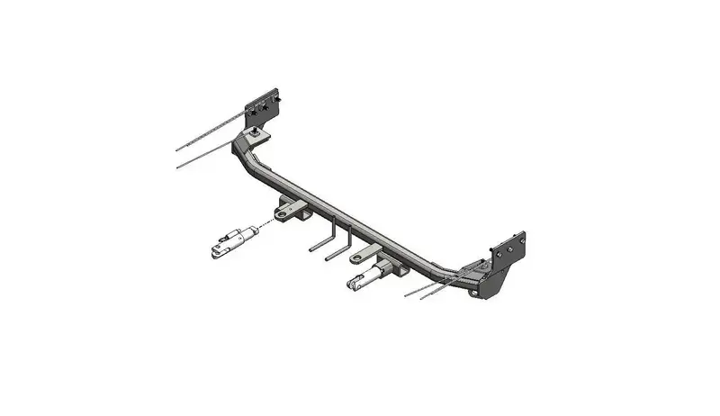 Blue Ox Base Plate Tow Bar System – Removable Tabs, 3,500 Lb Capacity (Bx2633) 1