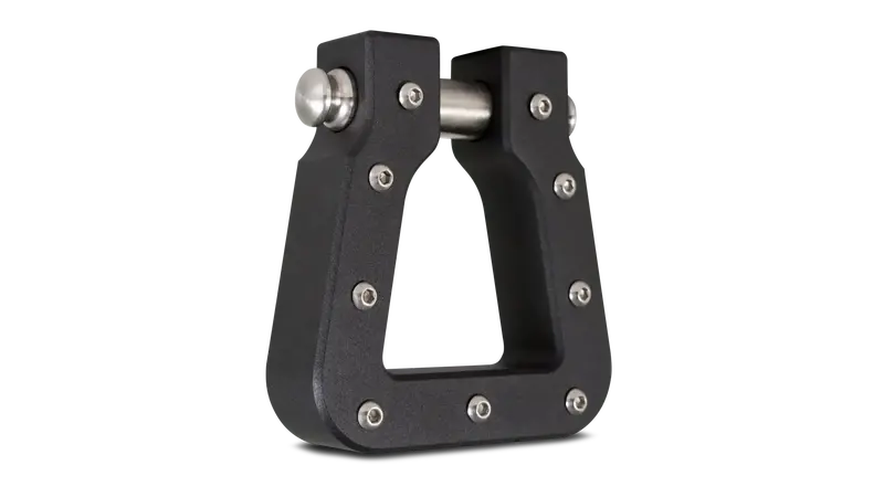 Body Armor 4X4 Mega D-Ring Recovery Point – Single Black Mount (5141-B) 1