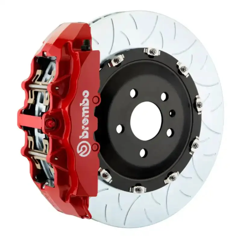 Brembo Front Gt Bbk For 2017–2020 Audi Rs3 Sedan – 380X34Mm Cast Six-Piston Slotted Rotors 1