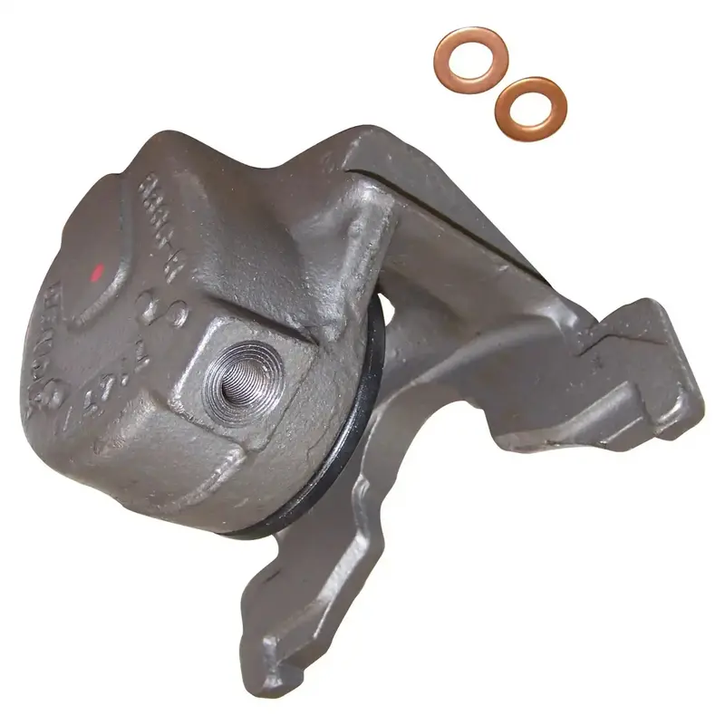 Crown Automotive Front Left Brake Caliper Replacement For 1978–1981 Jeep Cj With Two-Bolt Bracket System 1