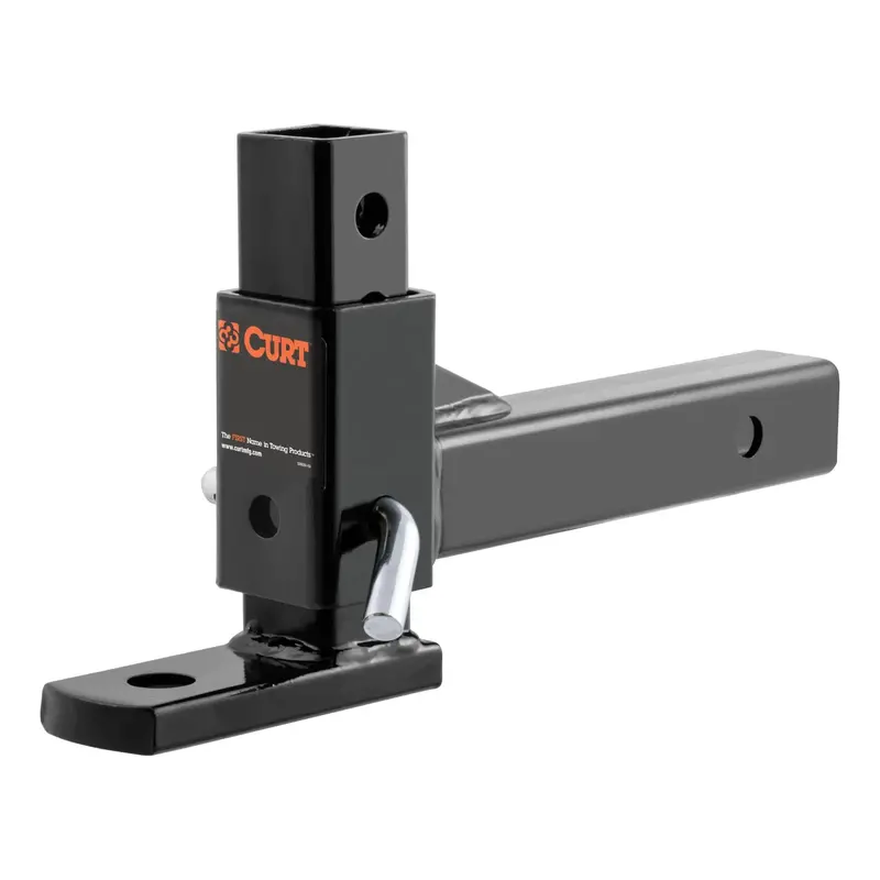 Curt 45812 Dual-Shank Adjustable Ball Mount – Single-Hole Design With Multiple Drop/Rise Settings 1