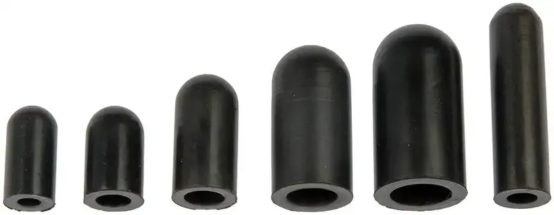 Dorman 47388 Vacu-Tite® Assorted Vacuum Cap Kit – 30-Piece Black Rubber Set 1