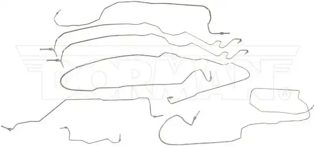 Dorman Oe-Style Brake Line Replacement Kit – Includes 7 Stainless Steel Lines 1