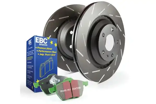 Ebc S2Kf1401 Slotted Brake Rotors – Engineered To Minimize Aerodynamic Noise 1