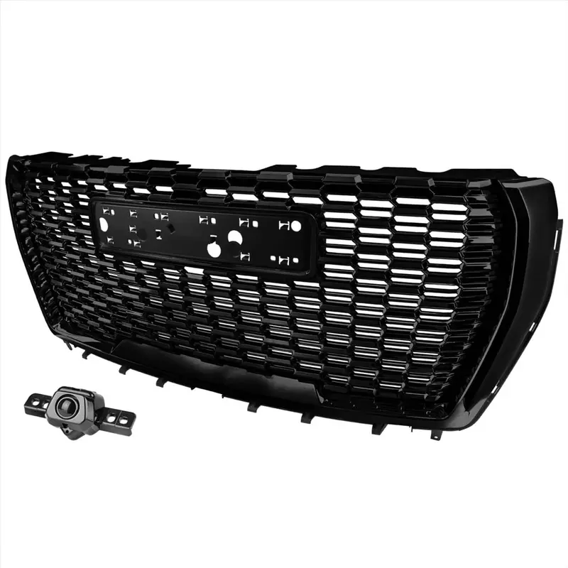Gloss Black Replacement Grille For 2021–2023 Gmc Yukon And Yukon Xl (Compatible With Or Without Camera) 1