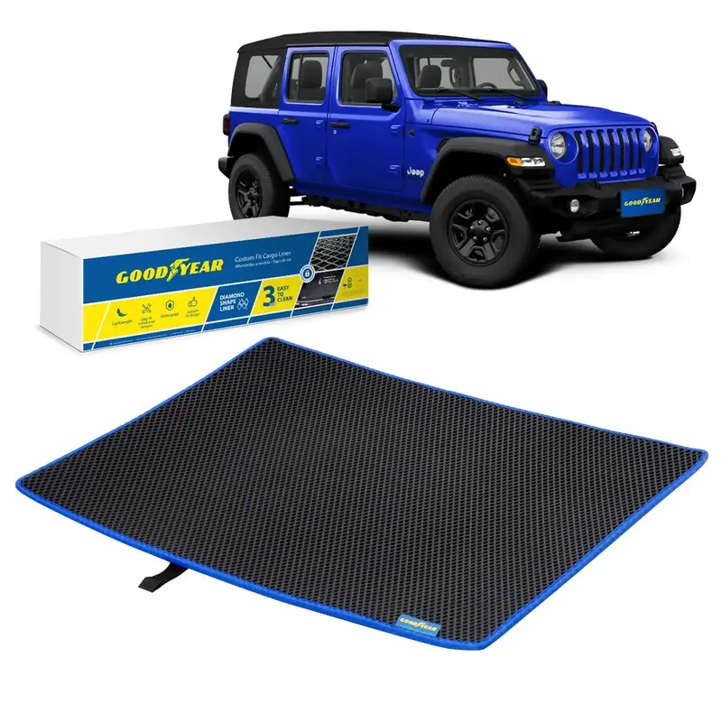 Goodyear Gy004563 Custom-Fit Diamond-Tech Cargo Liner Mat 1