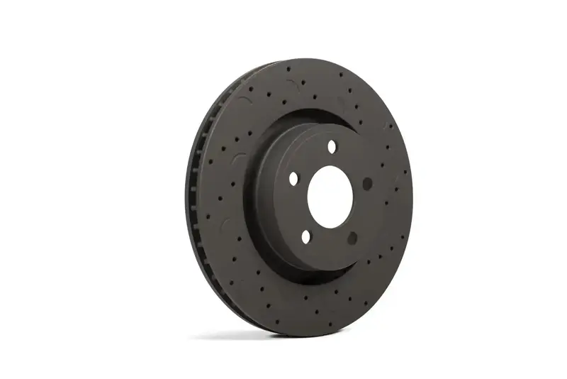 Hawk Performance Talon Cross-Drilled & Slotted Brake Rotors – High-Performance Replacement 1