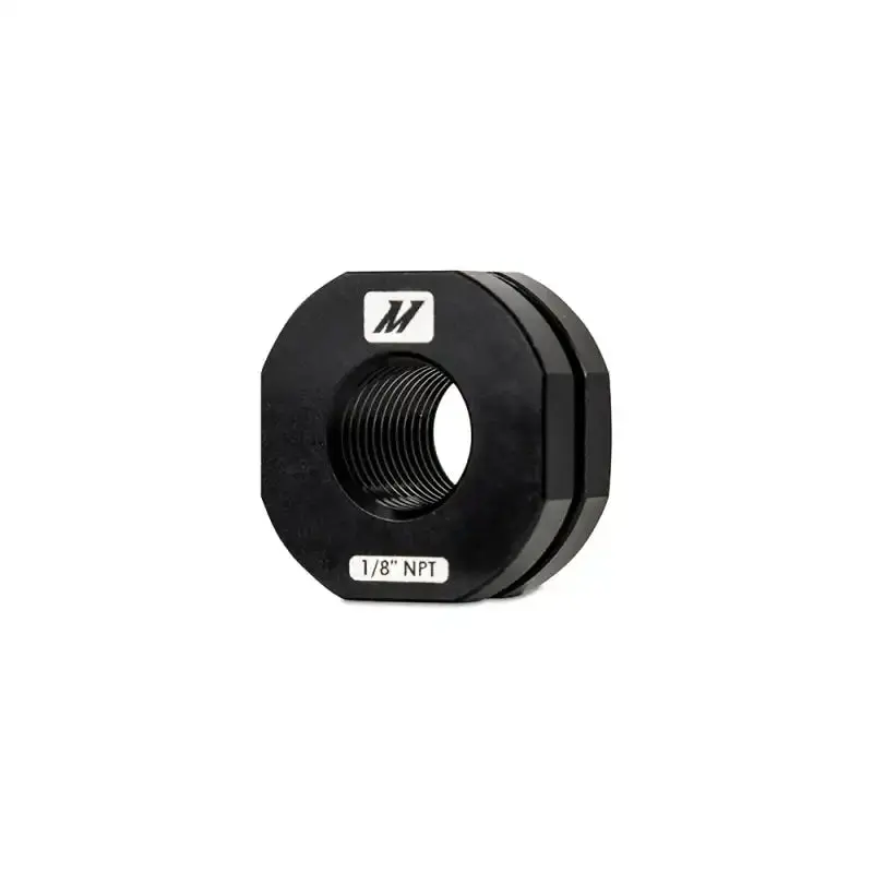Mishimoto 1/8-Inch Npt Nozzle Mount Adapter – Cnc-Machined Black Fitting 1