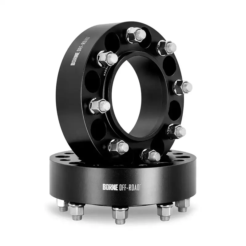 Mishimoto 1-Inch Black Wheel Spacers – 6X139.7 Bolt Pattern, 93.1Mm Center Bore, M12X1.5 Thread 1