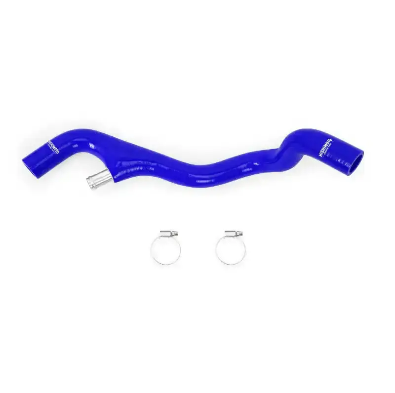 Mishimoto Lower Overflow Coolant Hose Kit – Blue Silicone, Fits 2005–2007 Ford F-250/F-350 6.0L Powerstroke 1