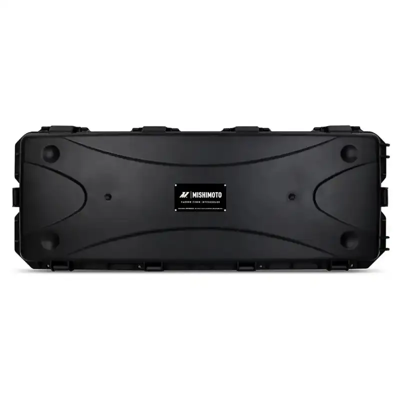 Mishimoto Universal Carbon Fiber Intercooler – 450Mm Black Core, Matte Tanks, S-Flow Design, V-Band Ends 1